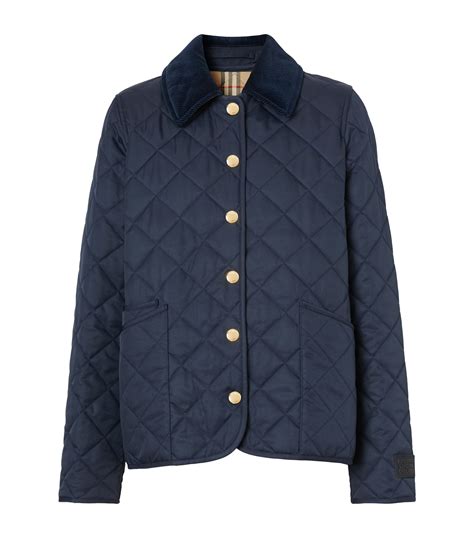 burberry corduroy collar quilted jacket|burberry coats for women.